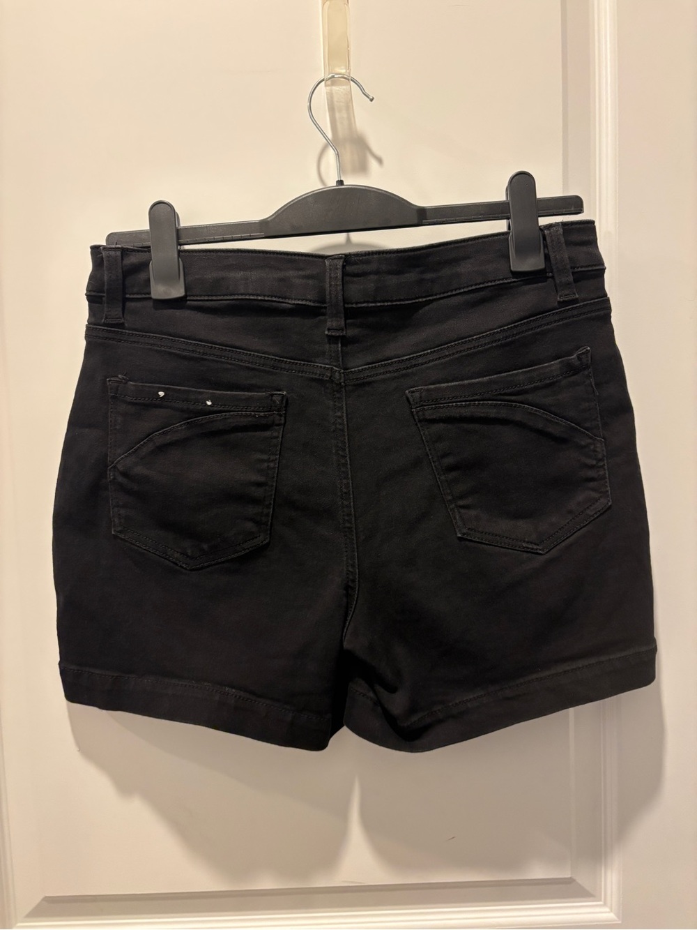 d. jeans Black High-Rise Women's Jean Shorts - Picture 2 of 3